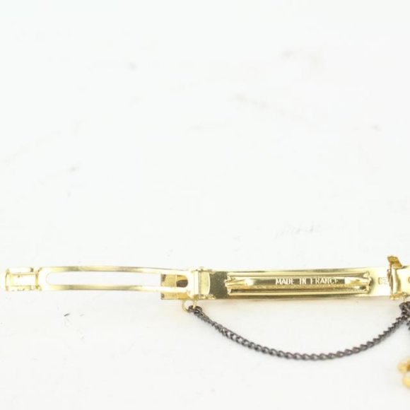 Chanel 01A Pearl x Gold CC Brooch 929cc92 - Picture 7 of 12